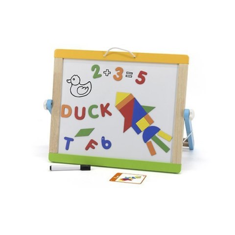 Viga 44545 Mała tablica dwustronna z akcesoriami Viga 44545 Mała tablica dwustronna z akcesoriami