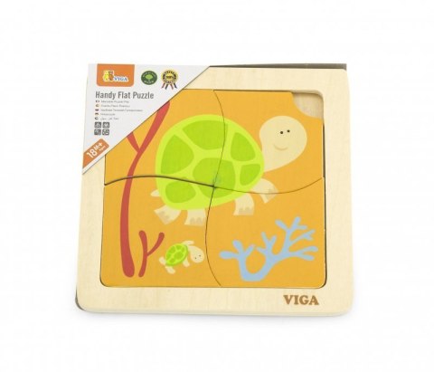 Viga 50143 Puzzle na podkładce - żółwiki Viga 50143 Puzzle na podkładce - żółwiki