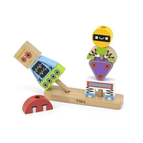 Viga 44652 Klocki do ukladania - Roboty Viga 44652 Klocki do ukladania - Roboty