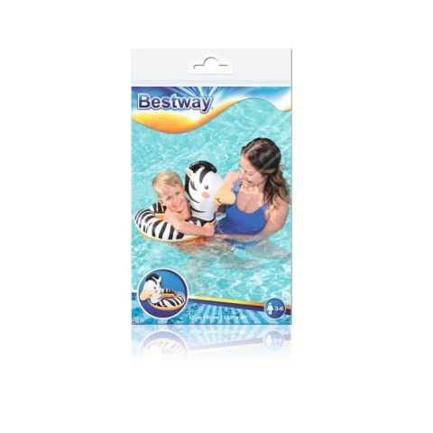 Bestway 36112 Kółko do pływania Zebra 45cm x 51cm Bestway 36112 Kółko do pływania Zebra 45cm x 51cm
