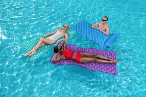 Bestway 44020 Dmuchany materac plażowy zwijany Miętowy 2.13m x 86cm Bestway 44020 Dmuchany materac plażowy zwijany Miętowy 2.13m x 86cm