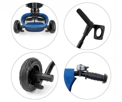 Rowerek Trójkołowy Stanley Rubber Navy-Black Rowerek Trójkołowy Stanley Rubber Navy-Black