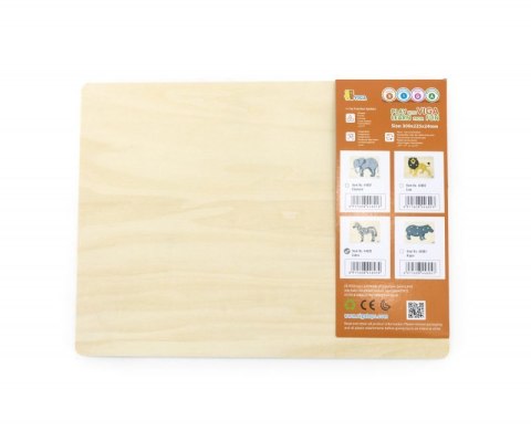 Viga 44603 Puzzle na podkładce z uchwytami - Zebra Viga 44603 Puzzle na podkładce z uchwytami - Zebra