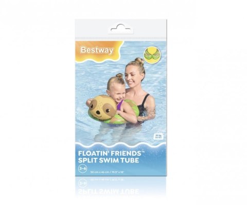 Bestway 36405 Kółko do pływania Leniwiec 50cm x 46cm Bestway 36405 Kółko do pływania Leniwiec 50cm x 46cm