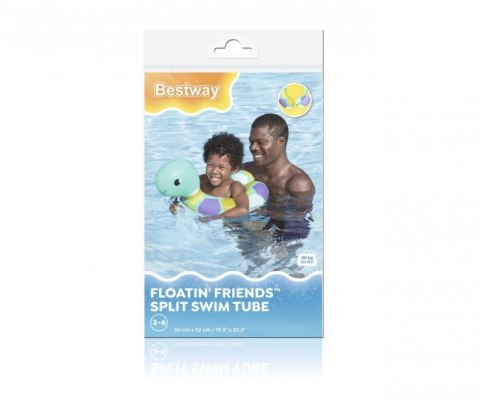 Bestway 36405 Kółko do pływania Żółw 50cm x 52cm Bestway 36405 Kółko do pływania Żółw 50cm x 52cm