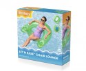 Bestway 43118 Fotel do pływania Sit&#039;n Ease z uchwytami Zielone 1.52m x 0.99m