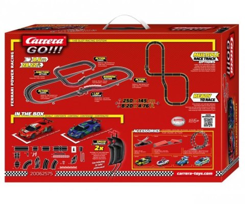 Carrera Go 20062575 Ferrari Power Racing 8,6m Carrera Go 20062575 Ferrari Power Racing 8,6m