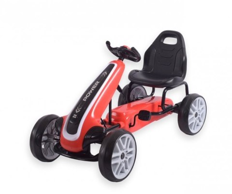 Milly Mally Gokart na pedały Power Red Milly Mally Gokart na pedały Power Red