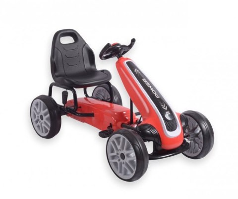 Milly Mally Gokart na pedały Power Red Milly Mally Gokart na pedały Power Red