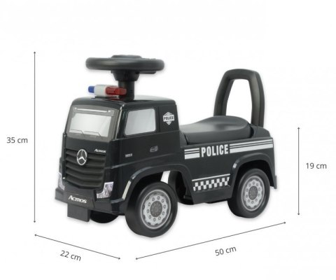 Milly Mally Pojazd Mercedes-Benz Actros Police Black Milly Mally Pojazd Mercedes-Benz Actros Police Black