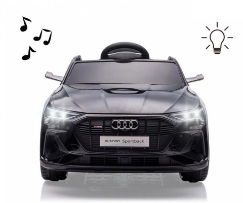 Milly Mally Pojazd na akumulator Audi E-Tron Sportback 4x4 Black Milly Mally Pojazd na akumulator Audi E-Tron Sportback 4x4 Black