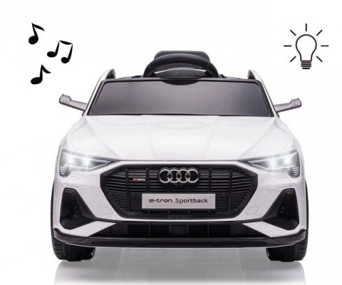 Milly Mally Pojazd na akumulator Audi E-Tron Sportback 4x4 White Milly Mally Pojazd na akumulator Audi E-Tron Sportback 4x4 White
