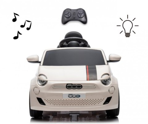 Milly Mally Pojazd na akumulator Fiat 500e White Milly Mally Pojazd na akumulator Fiat 500e White
