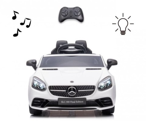 Milly Mally Pojazd na akumulator Mercedes-Benz SLC White Milly Mally Pojazd na akumulator Mercedes-Benz SLC White