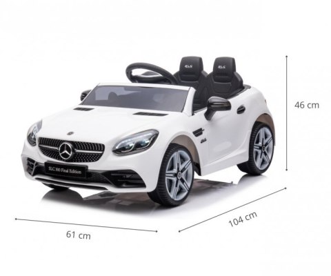 Milly Mally Pojazd na akumulator Mercedes-Benz SLC White Milly Mally Pojazd na akumulator Mercedes-Benz SLC White