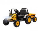 Milly Mally Pojazd na akumulator Traktor z przyczepą Farmer Yellow