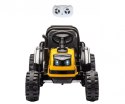 Milly Mally Pojazd na akumulator Traktor z przyczepą Farmer Yellow