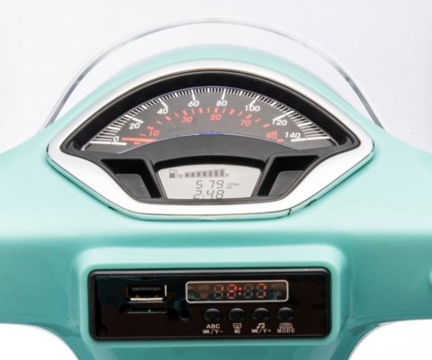 Milly Mally Pojazd na akumulator Vespa GTS Super Mint Milly Mally Pojazd na akumulator Vespa GTS Super Mint