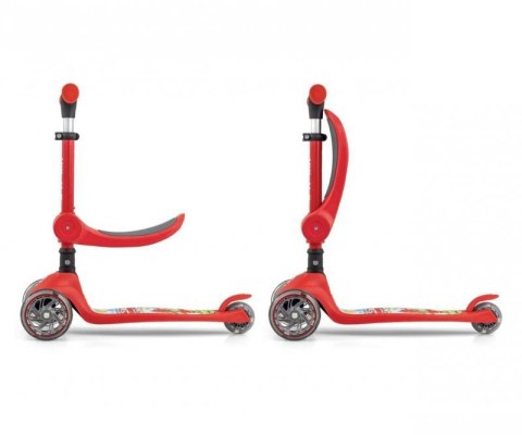 Milly Mally Scooter Fuzzy Red Milly Mally Scooter Fuzzy Red