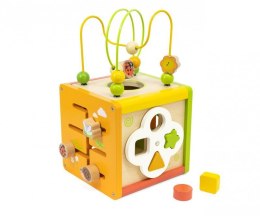 Viga 44716 Kostka edukacyjna 5w1 z labiryntami i cymbałkami