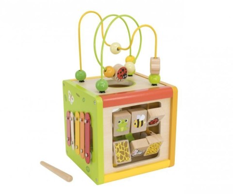 Viga 44716 Kostka edukacyjna 5w1 z labiryntami i cymbałkami Viga 44716 Kostka edukacyjna 5w1 z labiryntami i cymbałkami