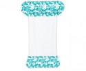 Bestway 43839 Fotel Leżak siatkowy do pływania Miętowe kwiaty 1.45m x 87cm