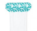Bestway 43839 Fotel Leżak siatkowy do pływania Miętowe kwiaty 1.45m x 87cm
