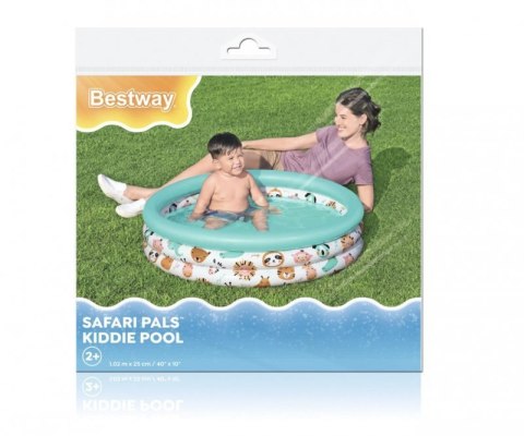 Bestway 51008 Basenik dmuchany Zwierzątka z safari 102cm x 25cm Bestway 51008 Basenik dmuchany Zwierzątka z safari 102cm x 25cm