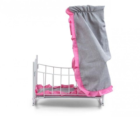 Milly Mally Łóżeczko-Kołyska dla lalek Lily z baldachimem Prestige Pink Milly Mally Łóżeczko-Kołyska dla lalek Lily z baldachimem Prestige Pink