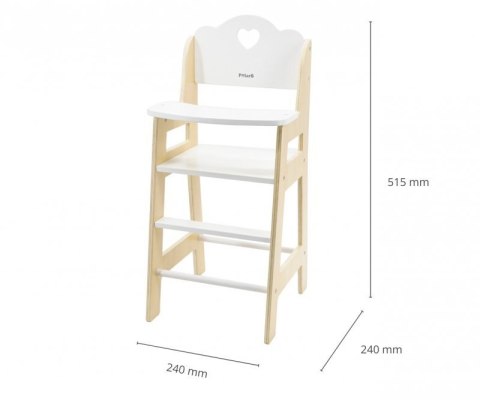Viga 44237 PolarB Drewniane Krzesełko dla lalek Viga 44237 PolarB Drewniane Krzesełko dla lalek