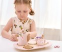 Viga 44267 PolarB Drewniany zestaw do kawy i herbaty - pink
