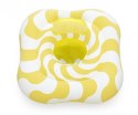 Bestway 32298 Siedzisko do nauki pływania Kwadrat Swim Safer Comfort Plush Zółte fale 76cm x 76cm