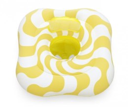 Bestway 32298 Siedzisko do nauki pływania Kwadrat Swim Safer Comfort Plush Zółte fale 76cm x 76cm