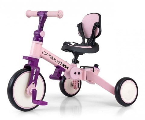 Milly Mally Rowerek 5w1 Optimus Max Pink Milly Mally Rowerek 5w1 Optimus Max Pink