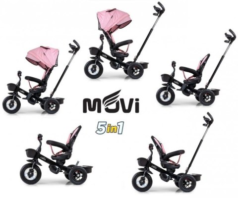 Milly Mally Rowerek Trójkołowy Movi Black-Pink Milly Mally Rowerek Trójkołowy Movi Black-Pink