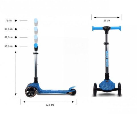 Milly Mally Scooter Jelly Blue Milly Mally Scooter Jelly Blue