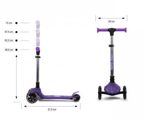 Milly Mally Scooter Jelly Violet Milly Mally Scooter Jelly Violet
