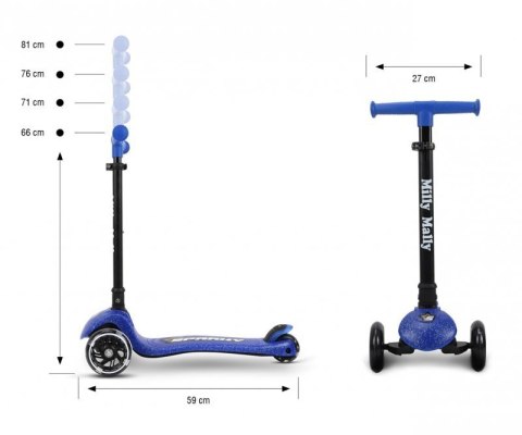 Milly Mally Scooter Sparky Blue Milly Mally Scooter Sparky Blue
