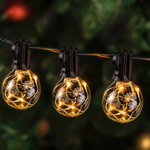 PARTY LIGHT GIRLANDA ZEWNĘTRZNA 20 ŻARÓWEK 100LED 5,8M 230V PARTY LIGHT GIRLANDA ZEWNĘTRZNA 20 ŻARÓWEK 100LED 5,8M 230V