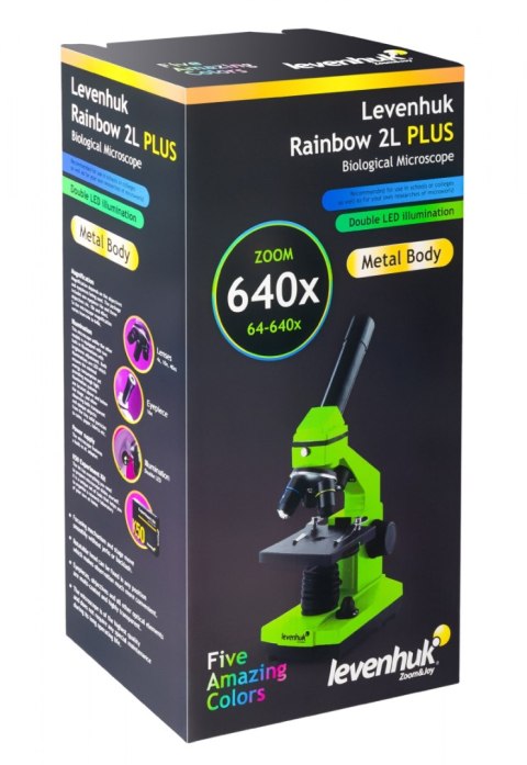 (PL) Mikroskop Levenhuk Rainbow 2L PLUS (PL) Mikroskop Levenhuk Rainbow 2L PLUS