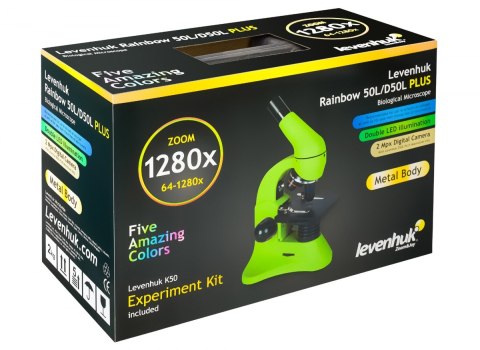 (PL) Mikroskop Levenhuk Rainbow 50L PLUS (PL) Mikroskop Levenhuk Rainbow 50L PLUS