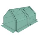 SZKLARNIA TUNEL OGRODOWY MINI ZIELONY DO SAŁATY 180x90x90CM