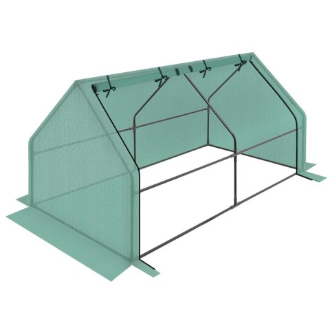 SZKLARNIA TUNEL OGRODOWY MINI ZIELONY DO SAŁATY 180x90x90CM SZKLARNIA TUNEL OGRODOWY MINI ZIELONY DO SAŁATY 180x90x90CM