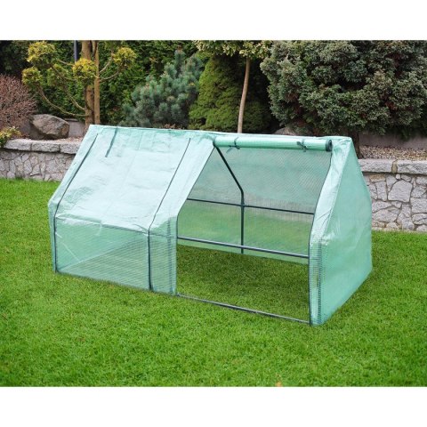 SZKLARNIA TUNEL OGRODOWY MINI ZIELONY DO SAŁATY 180x90x90CM SZKLARNIA TUNEL OGRODOWY MINI ZIELONY DO SAŁATY 180x90x90CM