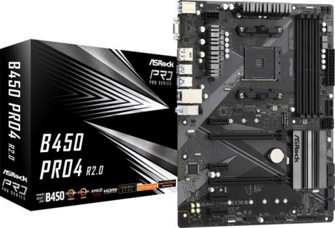 Płyta główna ASROCK B450 Pro4 R2.0 (Socket AM4 /ATX) Płyta główna ASROCK B450 Pro4 R2.0 (Socket AM4 /ATX)