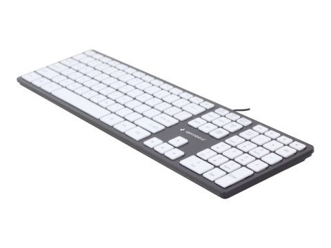 Klawiatura Przewodowa GEMBIRD KB-MCH-02-BKW Klawiatura Przewodowa GEMBIRD KB-MCH-02-BKW