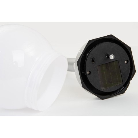 LAMPA SOLARNA KULA MLECZNA 10x35CM LAMPA SOLARNA KULA MLECZNA 10x35CM
