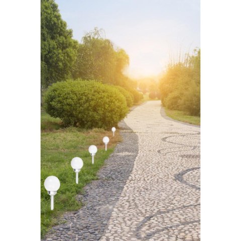 LAMPA SOLARNA KULA MLECZNA 10x35CM LAMPA SOLARNA KULA MLECZNA 10x35CM