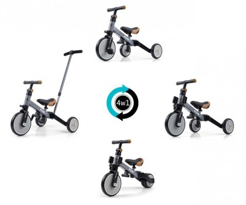 Milly Mally Rowerek 4w1 Optimus Plus Grey Milly Mally Rowerek 4w1 Optimus Plus Grey