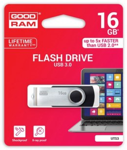 Pendrive GOODRAM Twister (16 GB /USB 3.0 /Czarno-srebrny )